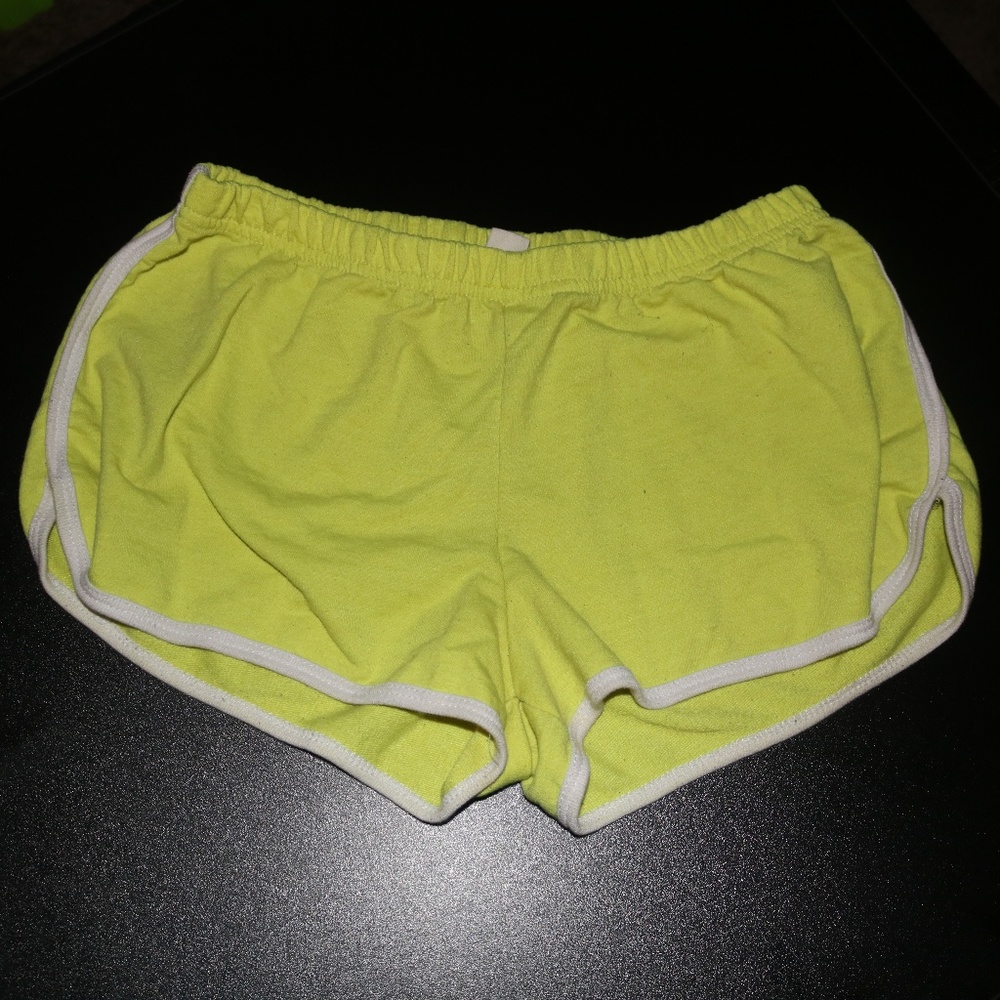 Neon Yellow Shorts